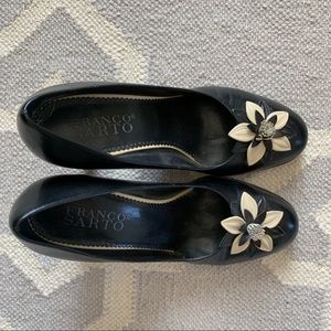 Franco Sarto - Black leather pumps (US 8.5)